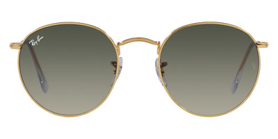 Ray-Ban® ROUND METAL 0RB3447 RB3447 001/71 53 - Gold with Gray lenses Sunglasses