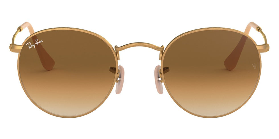 Ray-Ban® Round Metal RB3447 RB3447 9230R5 50 - Antique Copper with Blue lenses Sunglasses