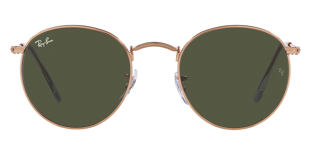 Ray-Ban® Round Metal RB3447 RB3447 001/71 50 - Gold with Gray lenses Sunglasses