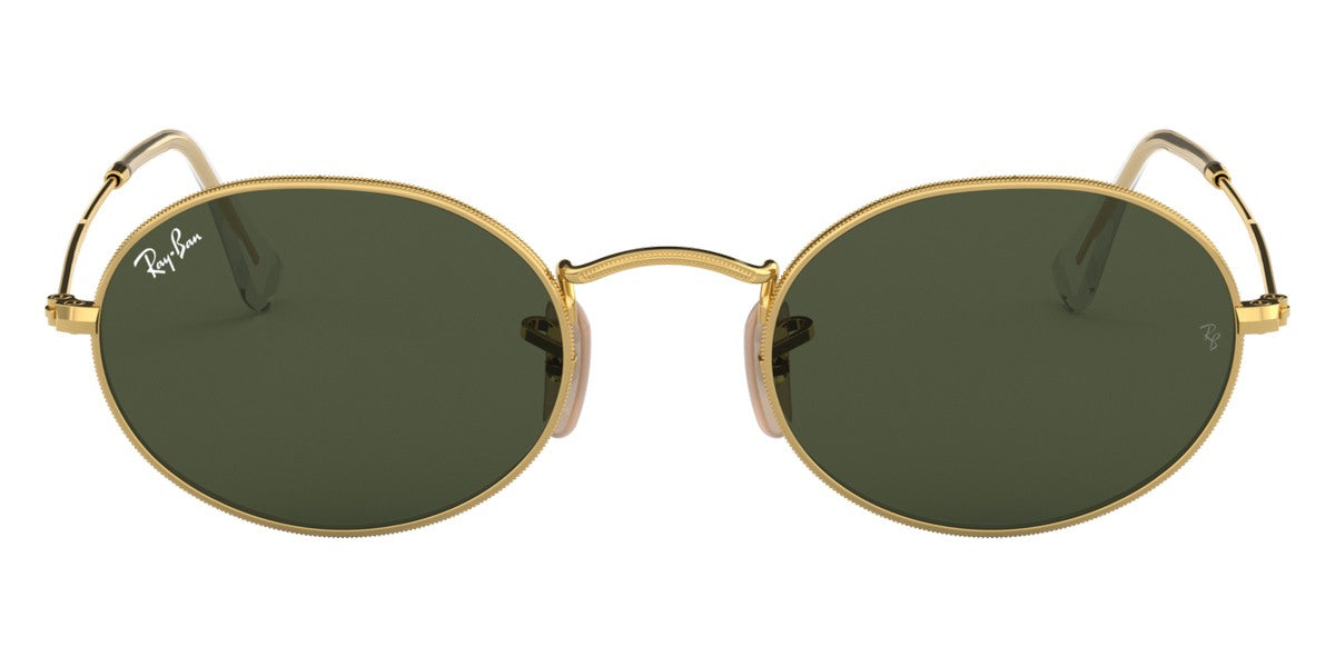 Ray-Ban® Oval RB3547 RB3547 001/31 51 - Arista with G-15 Green lenses Sunglasses