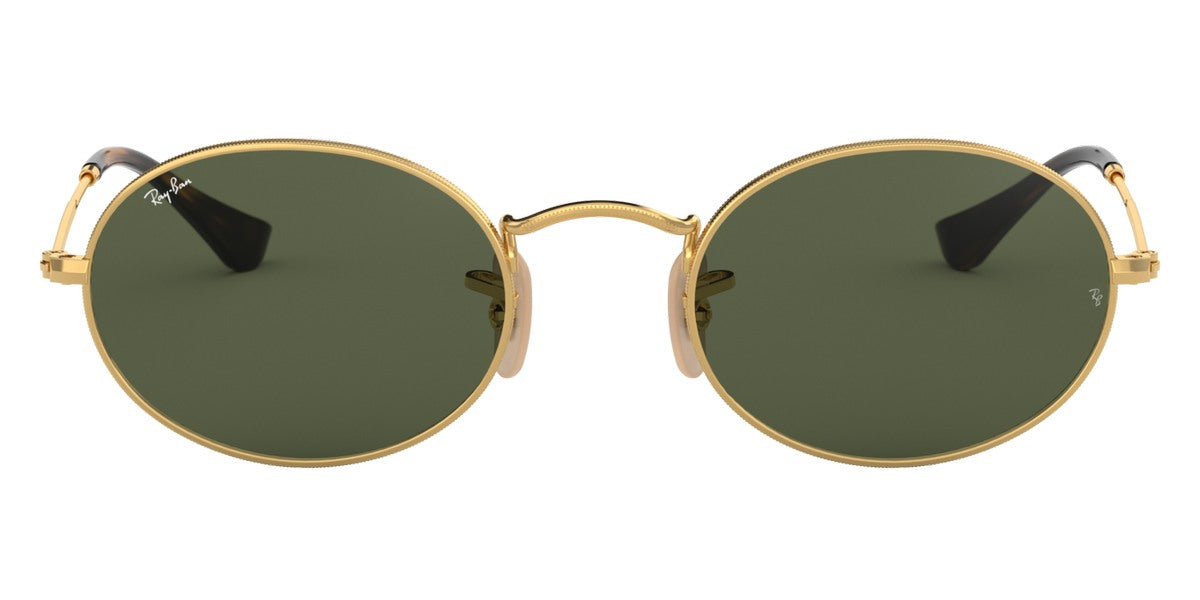 Ray-Ban® Oval RB3547N RB3547N 001 48 - Arista with G-15 Green lenses Sunglasses