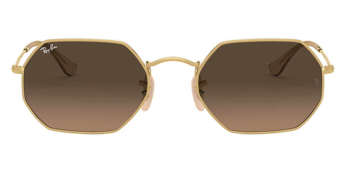 Ray-Ban® Octagonal RB3556N RB3556N 912443 53 - Arista with Brown Gradient Gray lenses Sunglasses