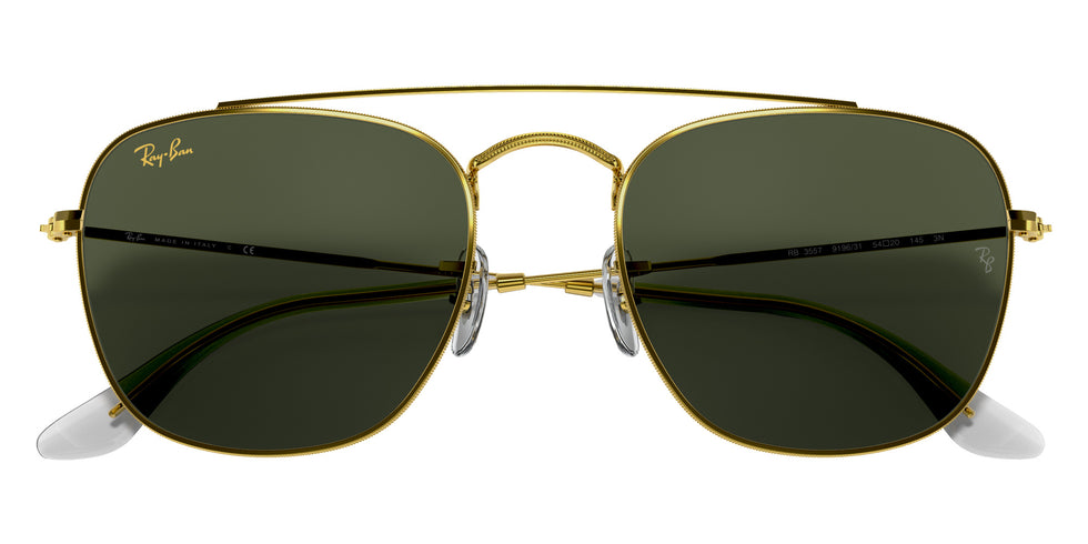 Ray-Ban® RB3557 RB3557 919631 51 Sunglasses - Gold