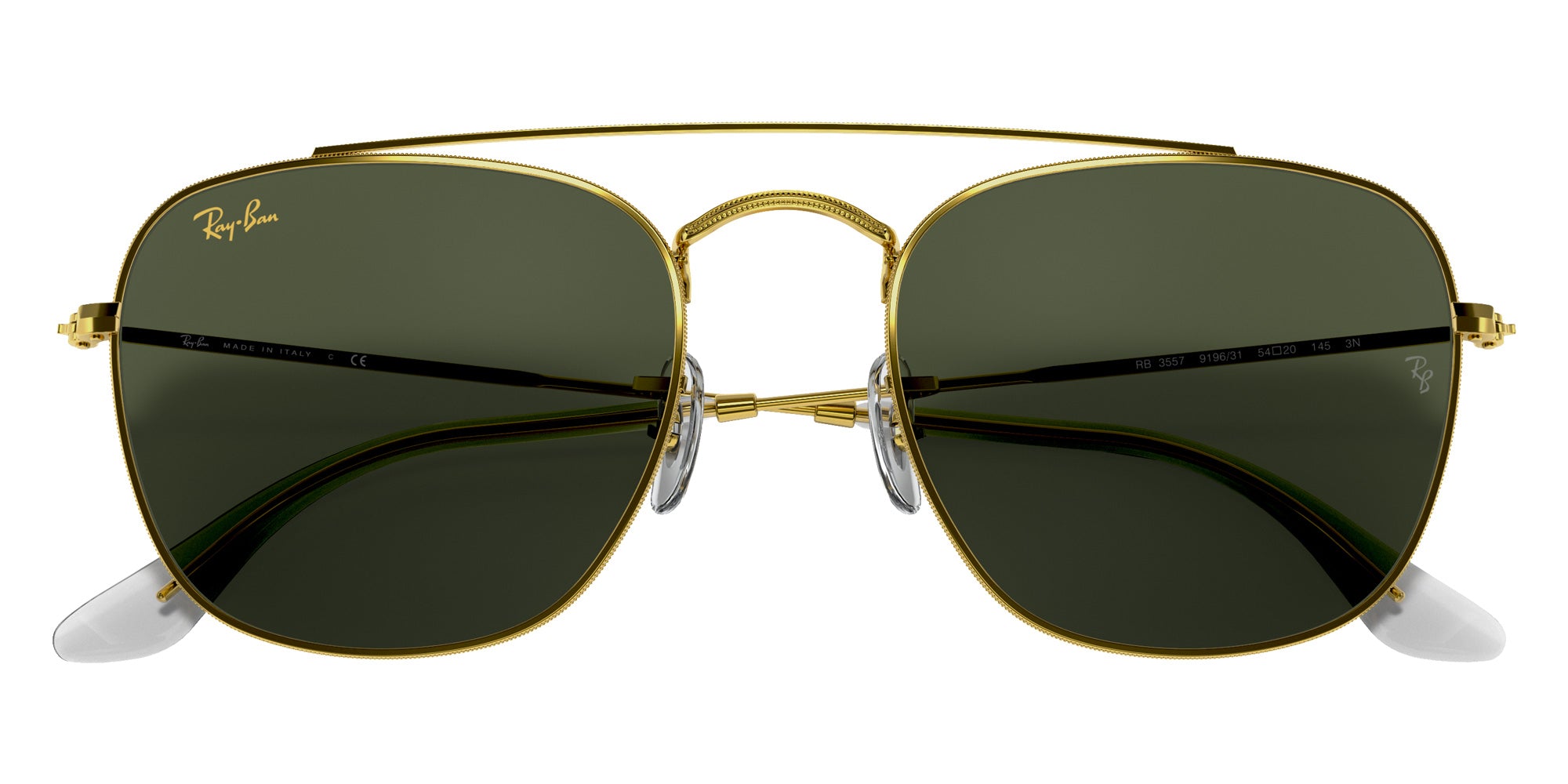 Ray-Ban® RB3557 RB3557 919631 51 Sunglasses - Gold