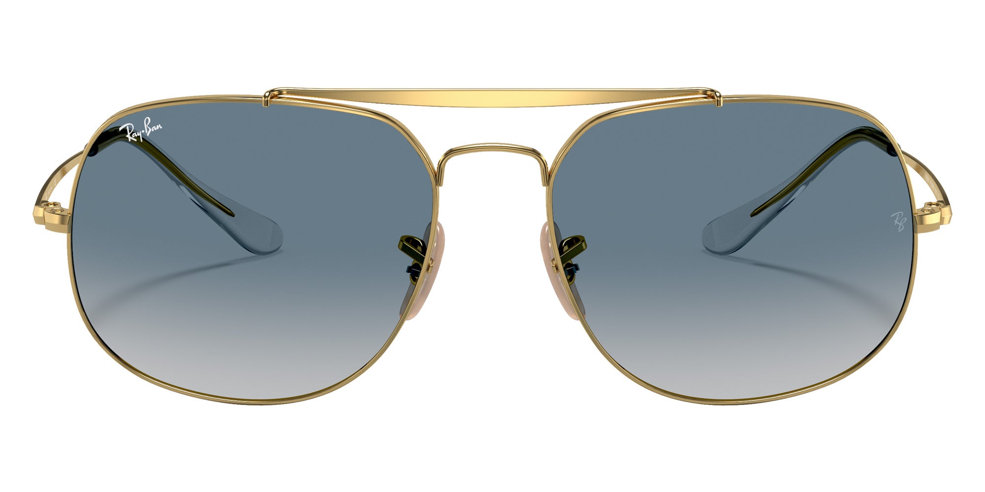 Ray-Ban® RB3561 RB3561 001/3F 57 Sunglasses - Arista Gold