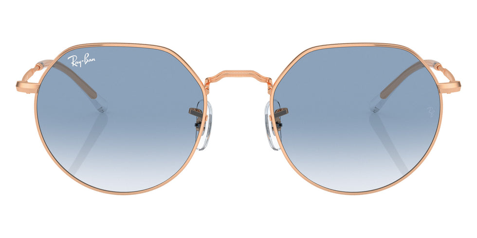 Ray-Ban® RB3565 RB3565 92023F 53 Sunglasses - Rose Gold