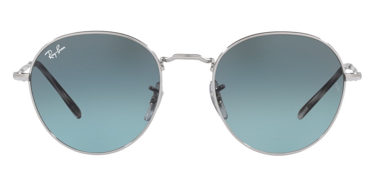 Ray-Ban® David RB3582 RB3582 003/3M 51 - Silver with Blue Gradient Gray lenses Sunglasses