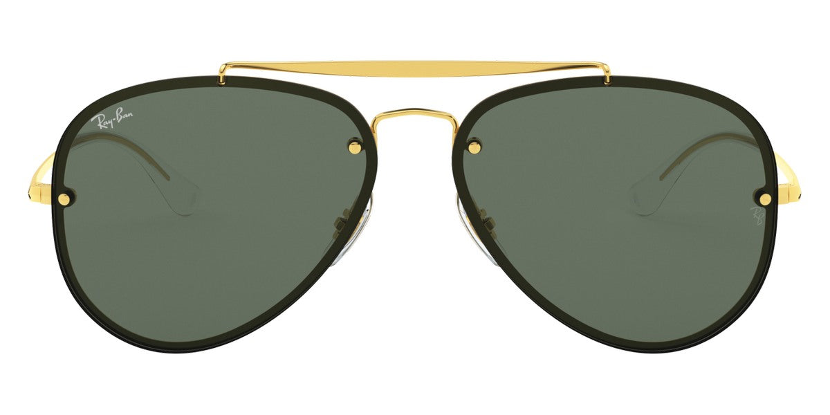 Ray-Ban® Blaze Aviator RB3584N RB3584N 004/13 61 - Gunmetal with Brown Gradient Dark Brown lenses Sunglasses