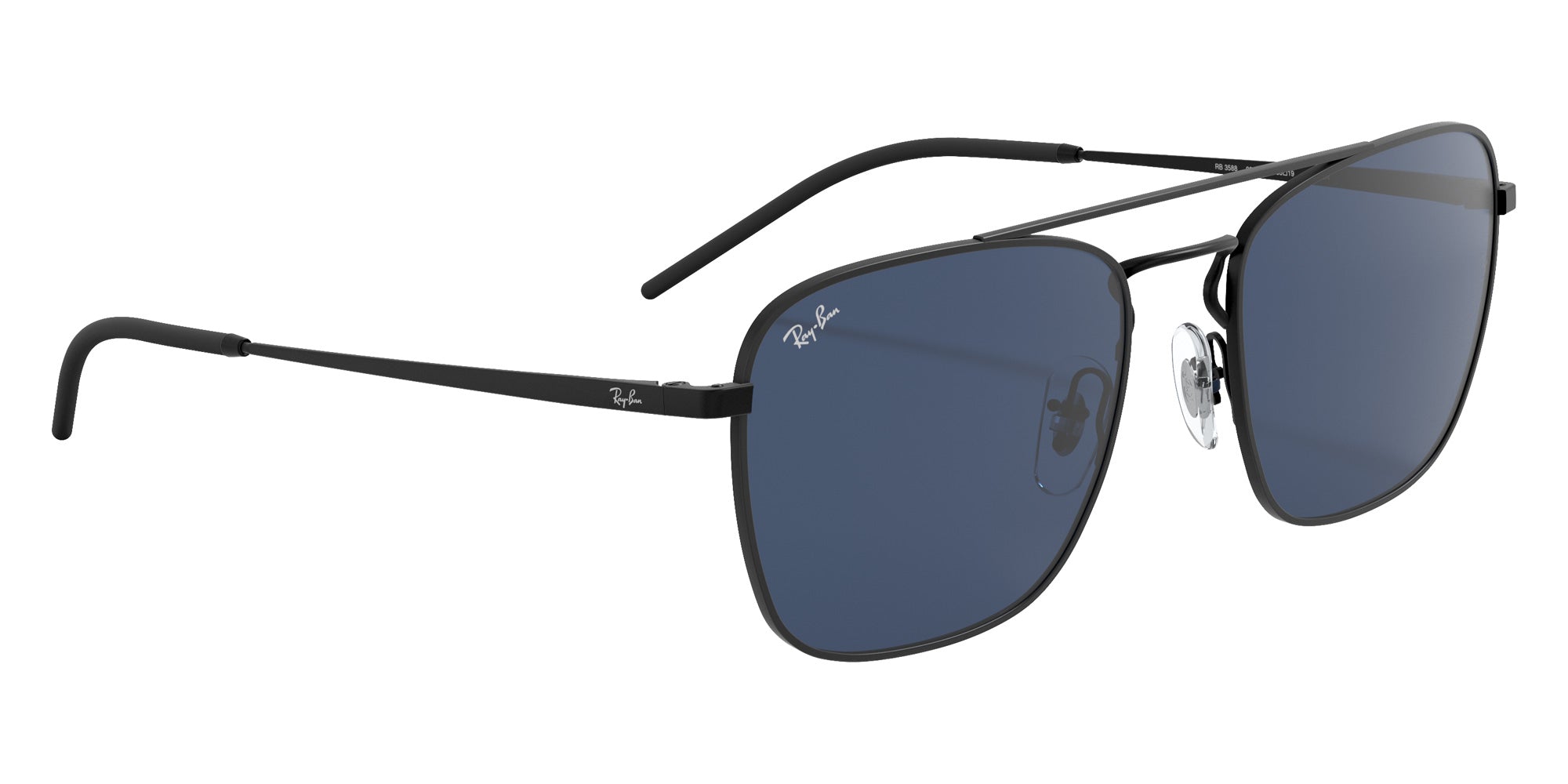 Ray-Ban® RB3588 RB3588 901480 55 Sunglasses - Black