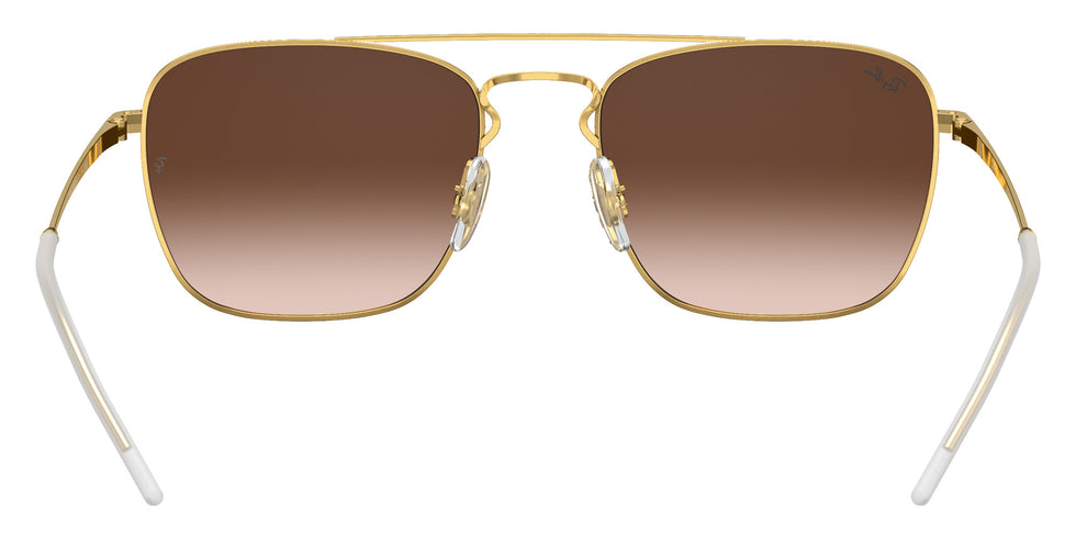 Ray-Ban® RB3588 RB3588 905513 55 Sunglasses - Brown On Gold