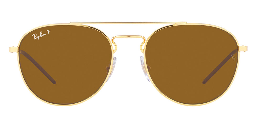 Ray-Ban® RB3589 RB3589 925083 55 - Arista with Dark Brown Polarized lenses Sunglasses