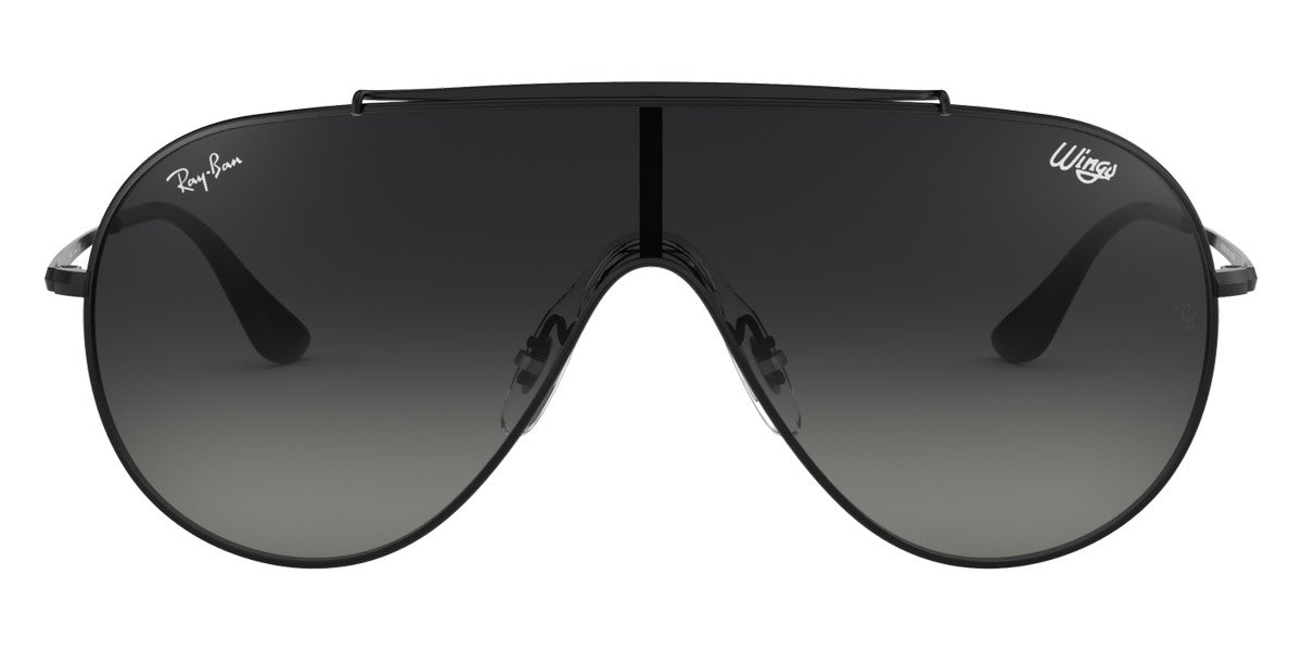 Ray-Ban® Wings RB3597 RB3597 002/11 33 - Black with Gray Gradient Dark Gray lenses Sunglasses