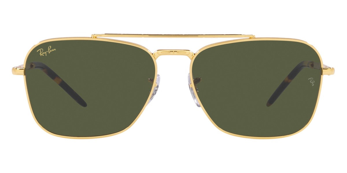 Ray-Ban® New Caravan RB3636 RB3636 9196G5 55 - Legend Gold with Polarized Clear Gradient Dark Brown lenses Sunglasses