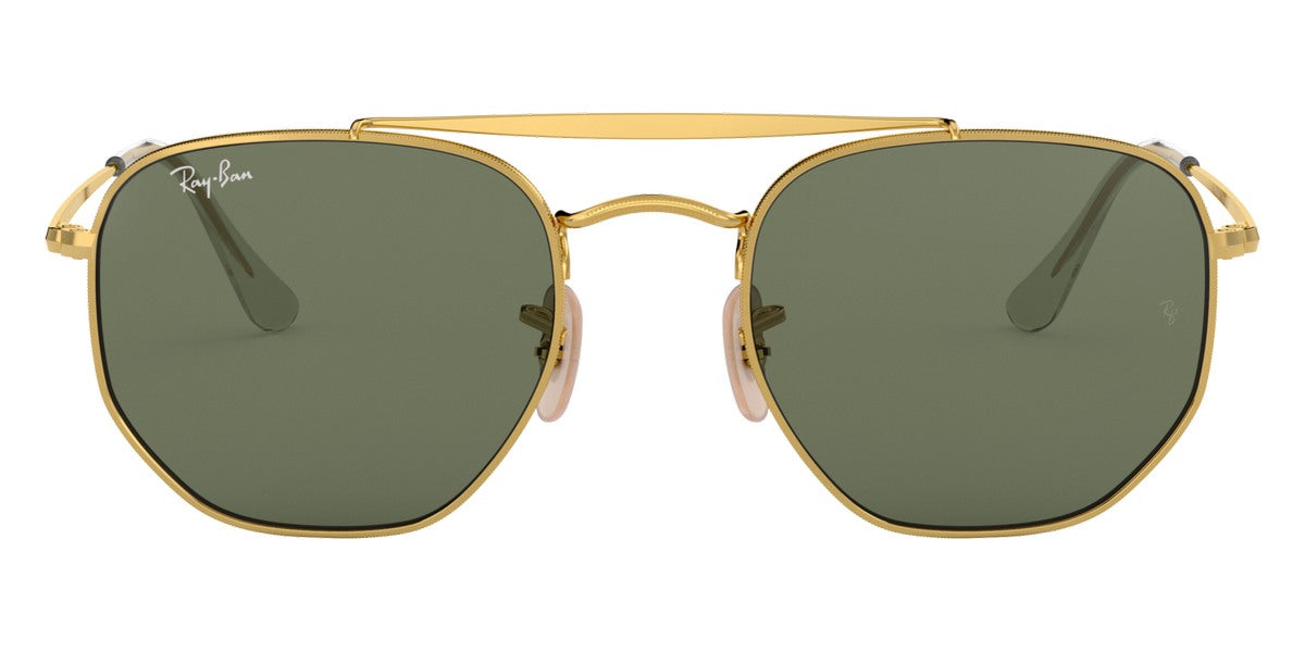 Ray-Ban® The Marshal RB3648 RB3648 001 51 - Arista with G-15 Green lenses Sunglasses