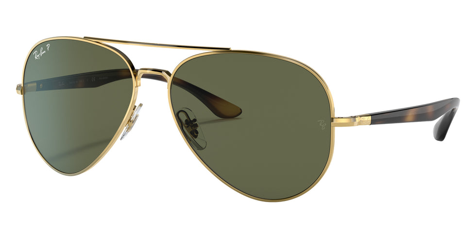 Ray-Ban® RB3675 RB3675 001/58 58 Sunglasses - Arista Gold
