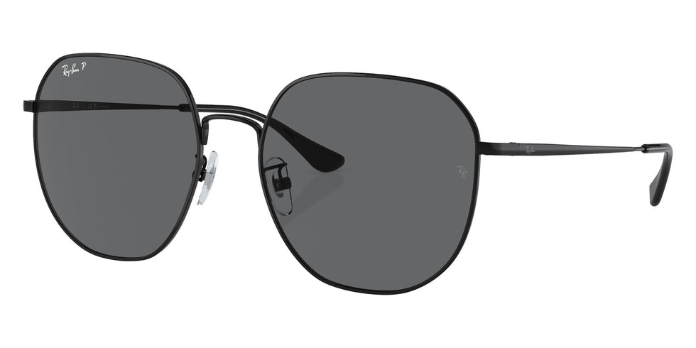 Ray-Ban® RB3680D RB3680D 002/81 60 Sunglasses - Black
