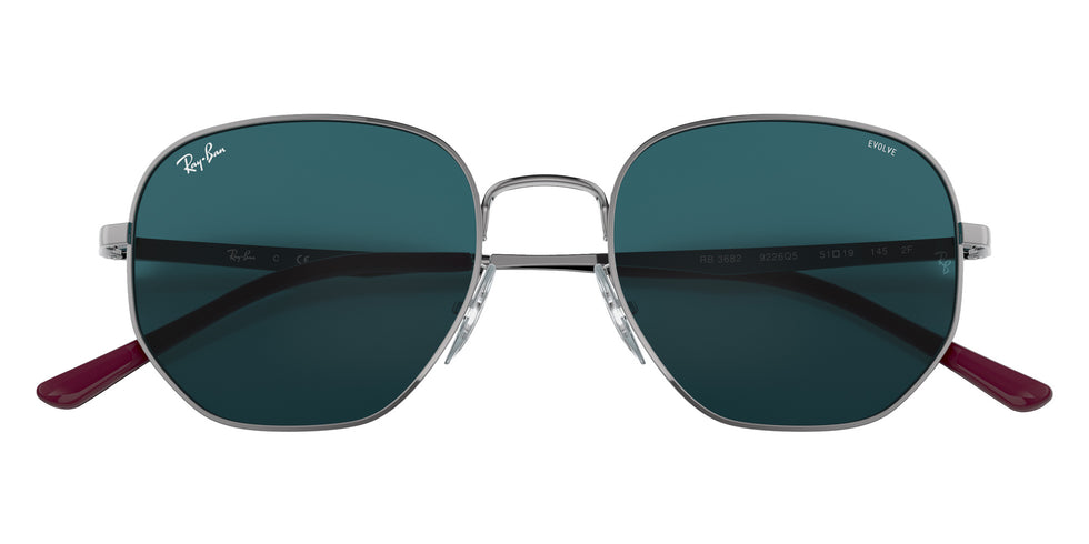 Ray-Ban® RB3682 RB3682 9226Q5 51 Sunglasses - Gunmetal