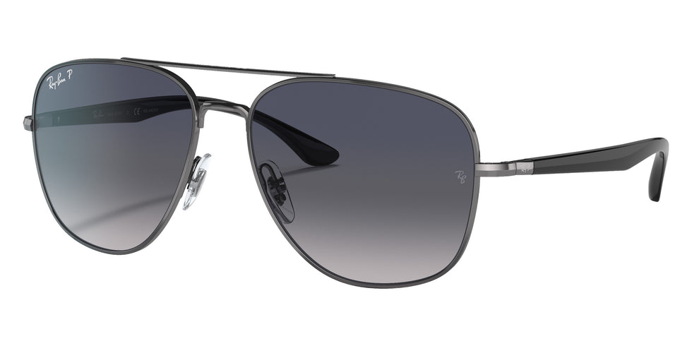 Ray-Ban® RB3683 RB3683 004/78 56 Sunglasses - Black