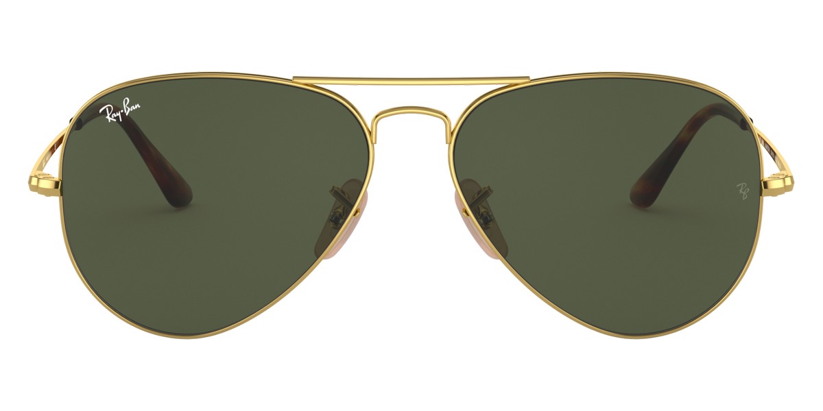 Ray-Ban® Aviator Metal Ii RB3689 RB3689 914731 55 - Arista with G-15 Green lenses Sunglasses