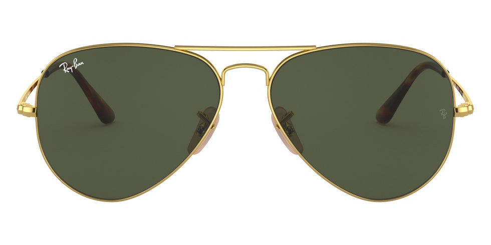 Ray-Ban® Aviator Metal Ii RB3689 RB3689 914731 55 - Arista with G-15 Green lenses Sunglasses