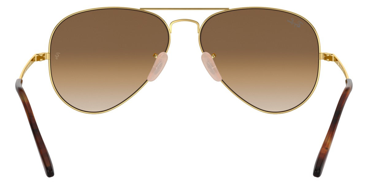 Ray-Ban® Aviator Metal Ii RB3689 RB3689 9064AF 55 - Arista with Purple Polarized lenses Sunglasses