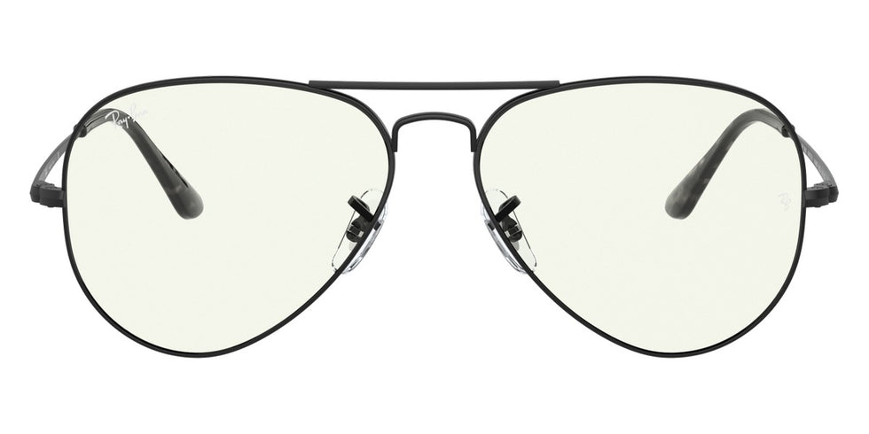Ray-Ban® Aviator Metal Ii RB3689 RB3689 914831 55 - Black with G-15 Green lenses Sunglasses