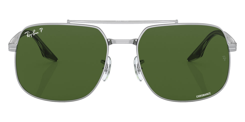 Ray-Ban® RB3699 RB3699 003/P1 59 Sunglasses - Black On Transparent