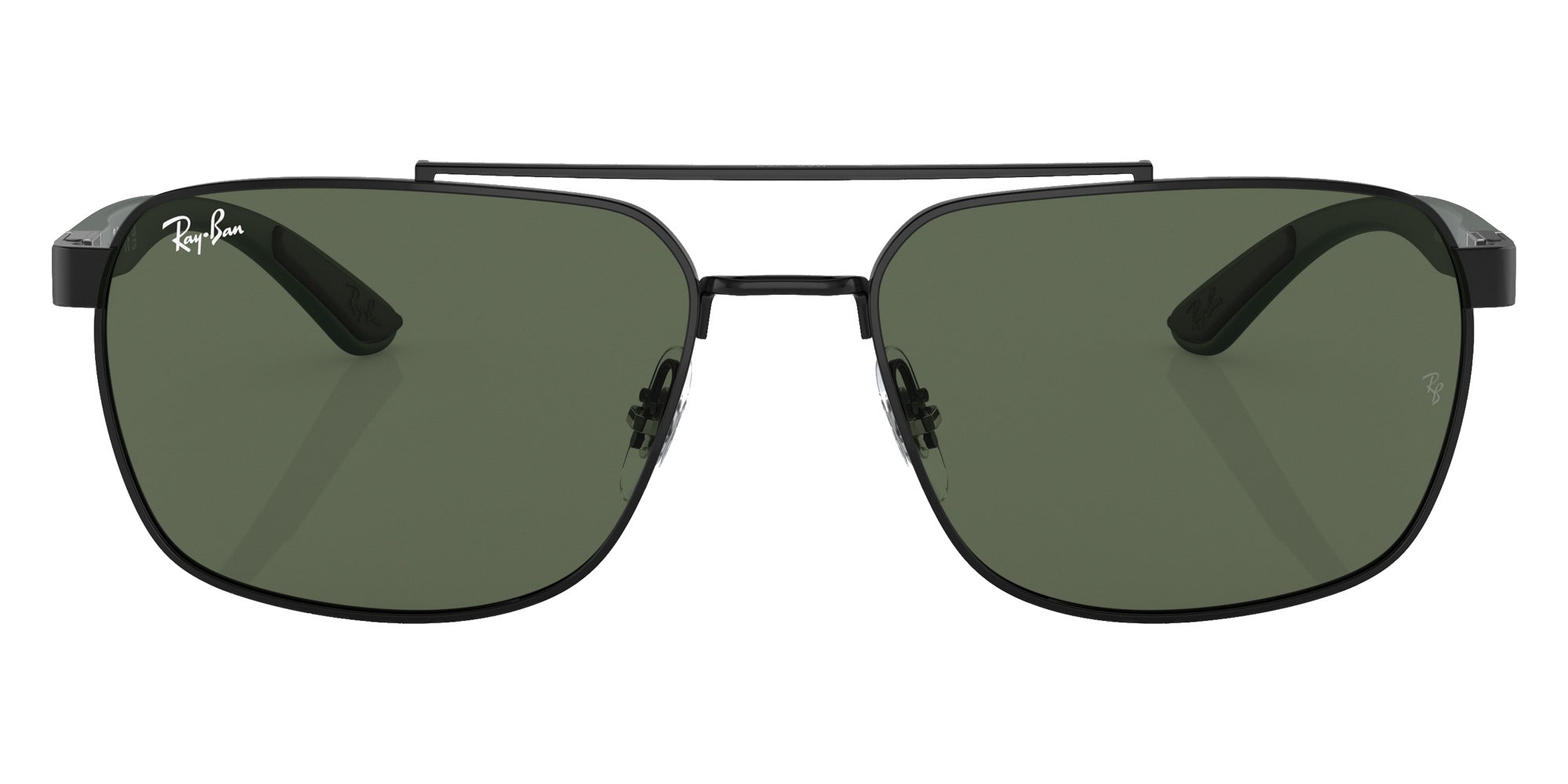 Ray-Ban® RB3701 RB3701 002/71 59 Sunglasses - Green