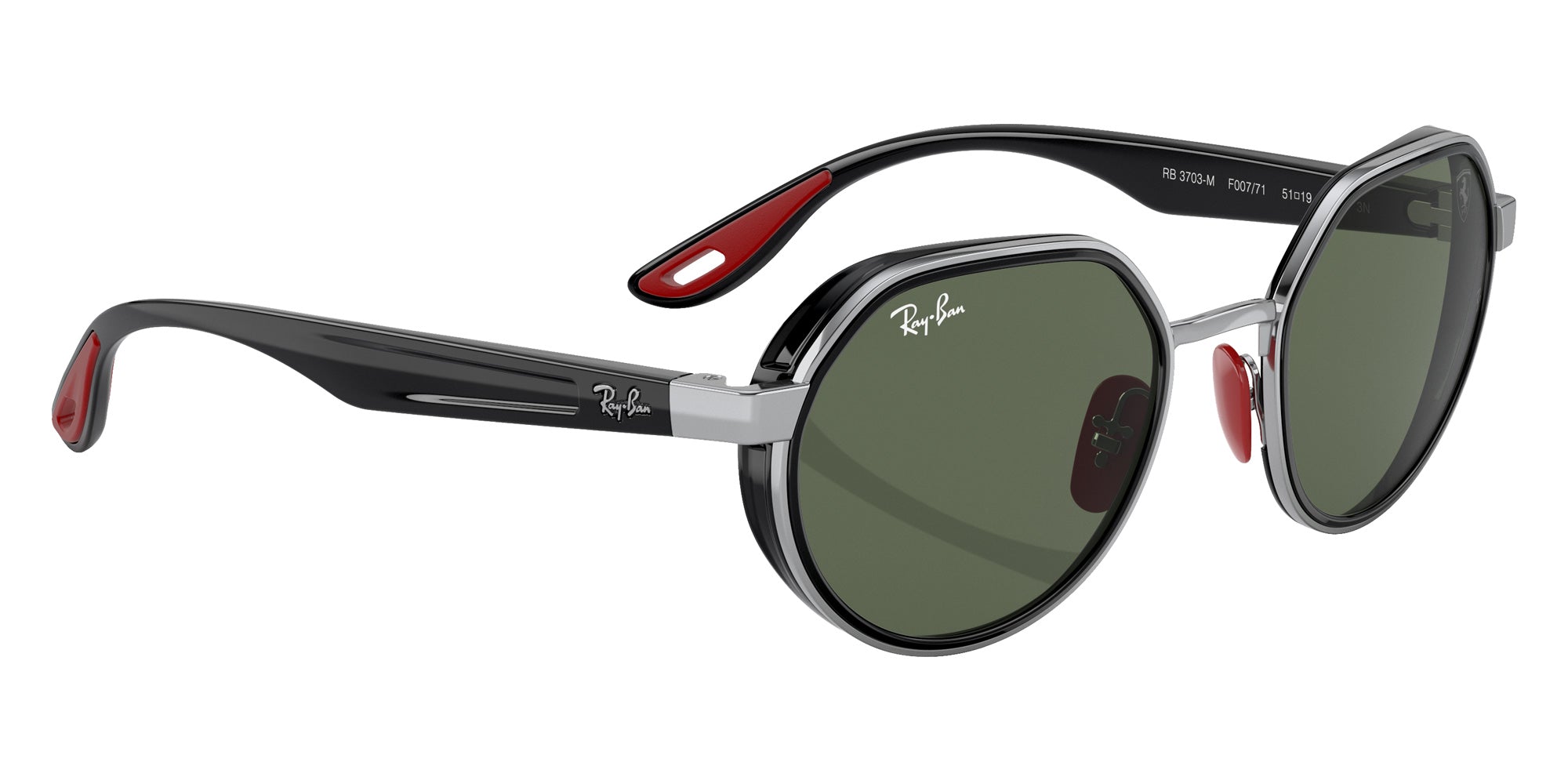 Ray-Ban® RB3703M RB3703M F00771 51 Sunglasses - Black