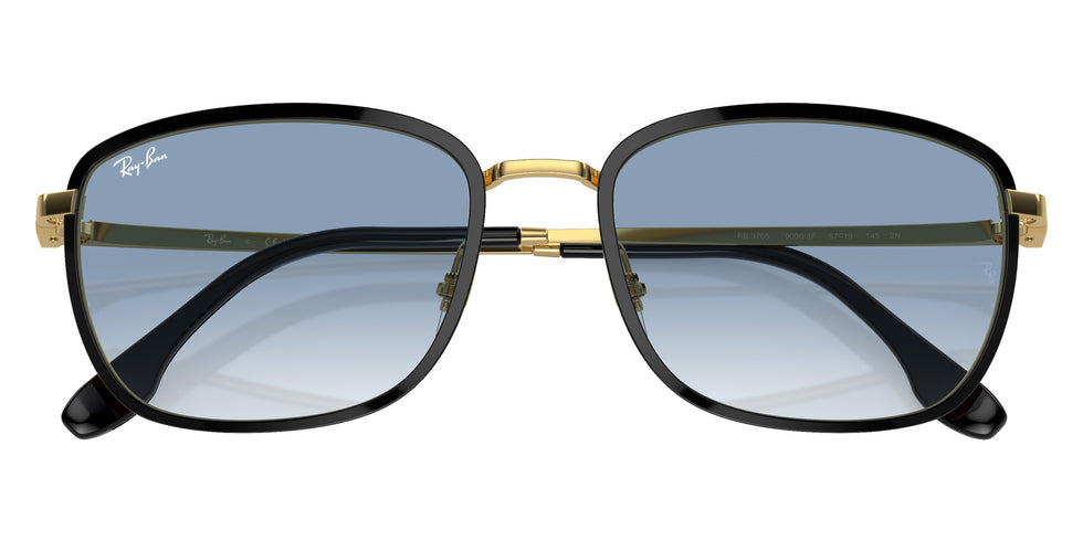 Ray-Ban® RB3705 RB3705 90003F 57 Sunglasses - Gold