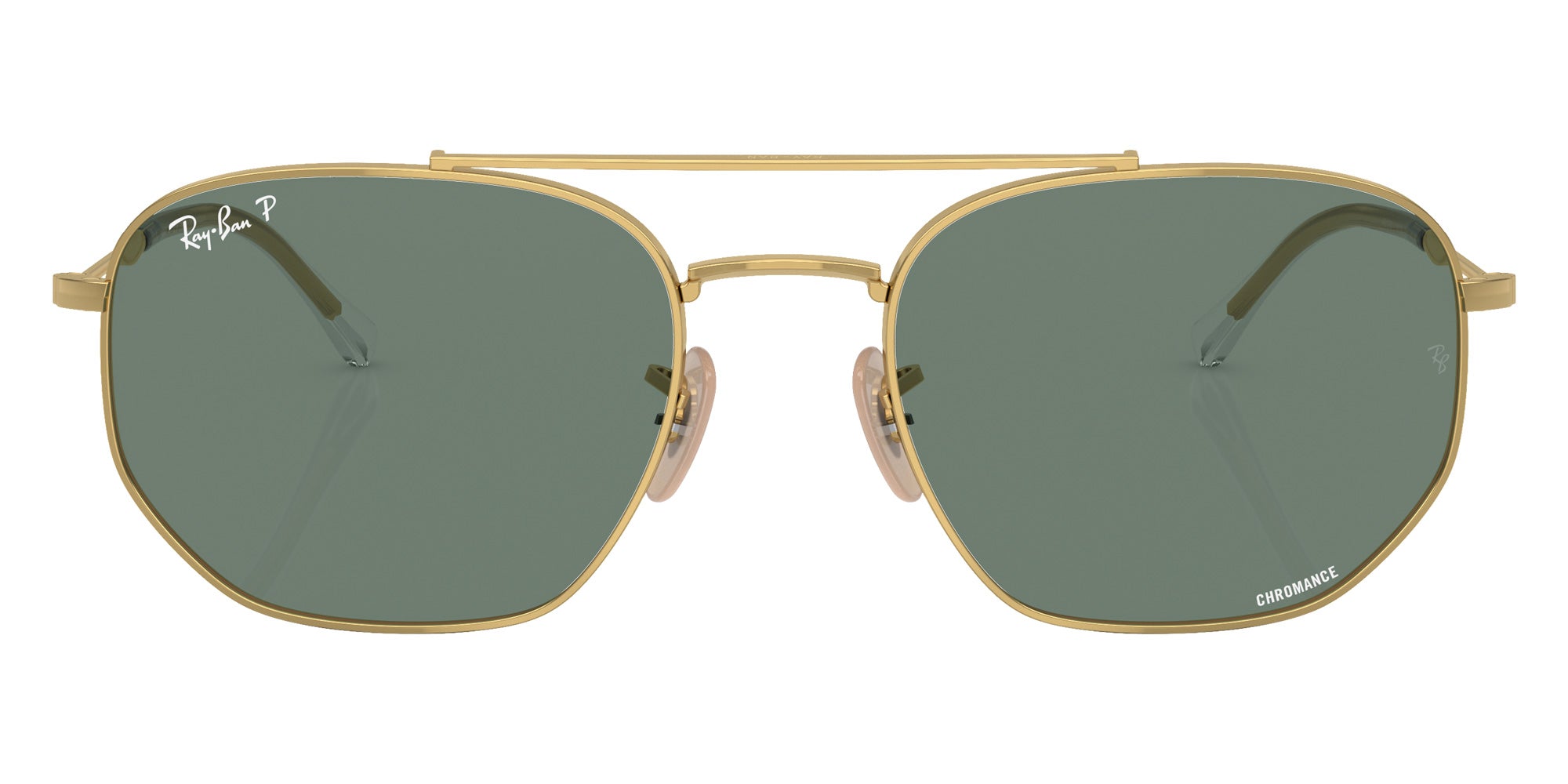 Ray-Ban® RB3707 RB3707 001/O9 57 Sunglasses - Arista Gold