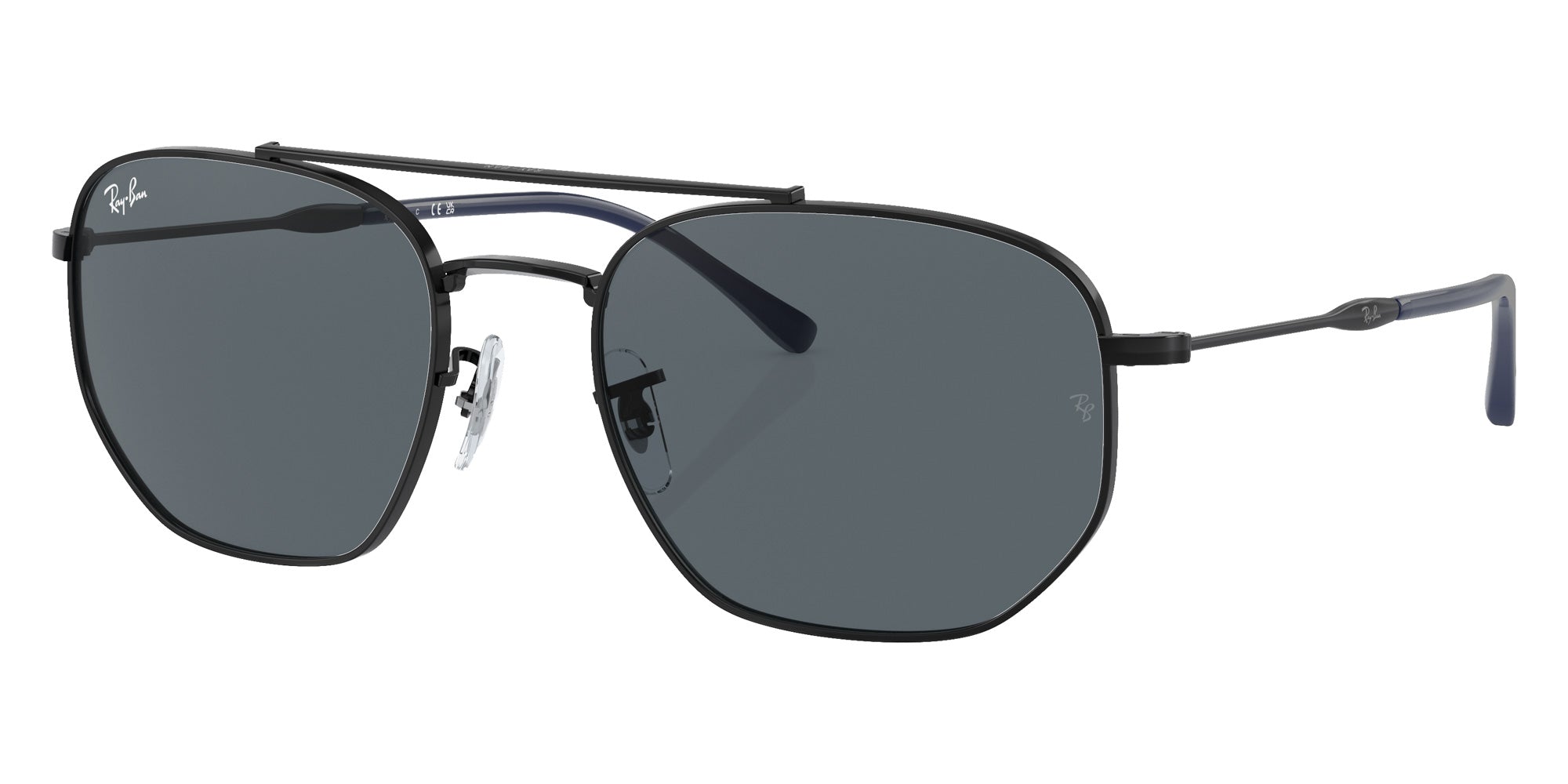 Ray-Ban® RB3707 RB3707 9257R5 54 Sunglasses - Black
