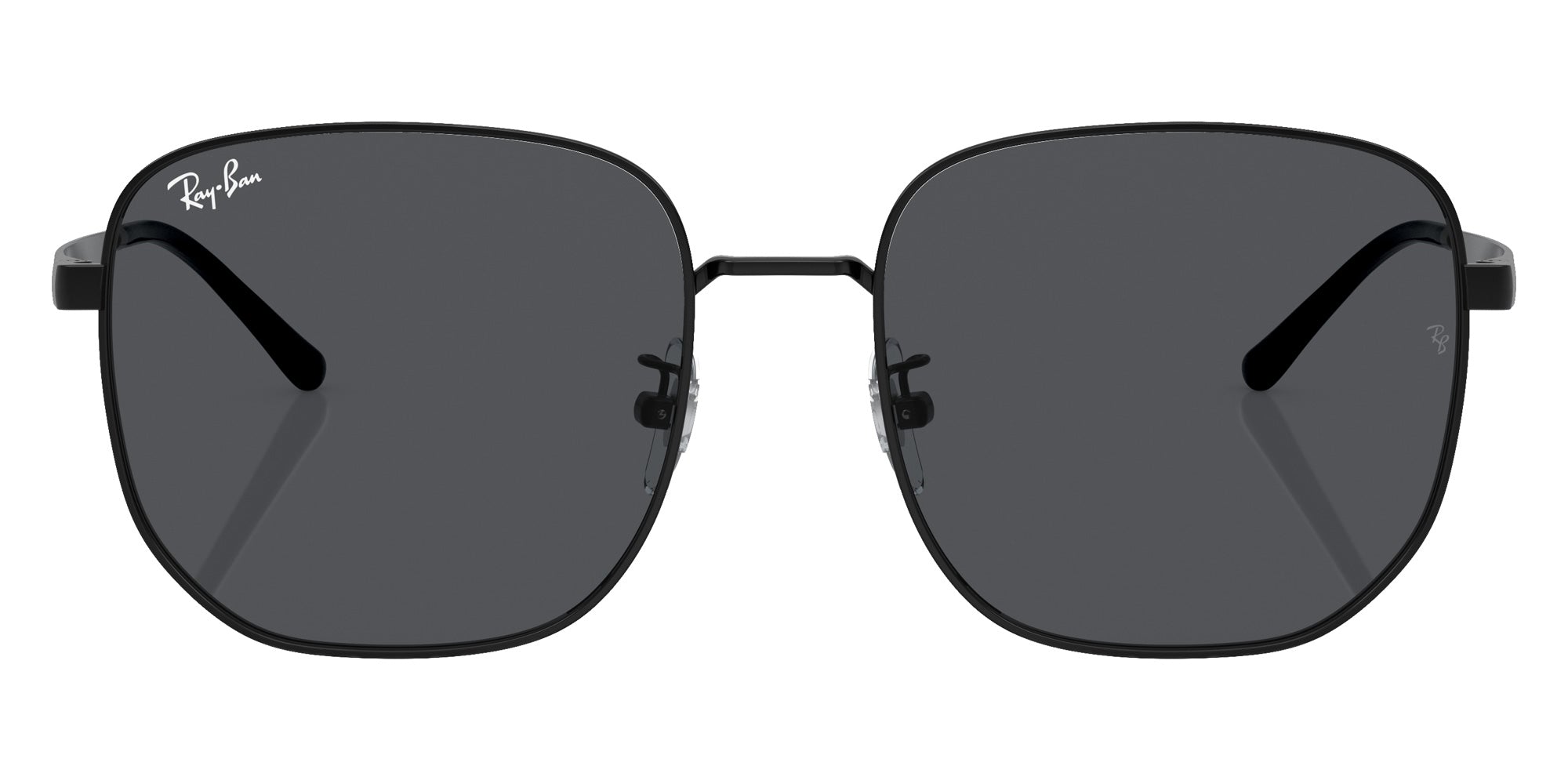 Ray-Ban® RB3713D RB3713D 002/87 57 Sunglasses - Black