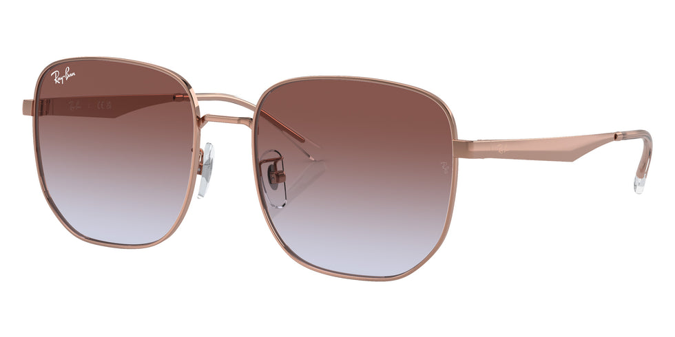 Ray-Ban® RB3713D RB3713D 9202I8 57 Sunglasses - Rose Gold