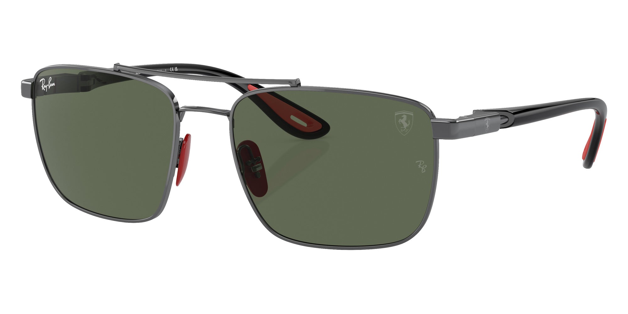 Ray-Ban® RB3715M RB3715M F00171 58 Sunglasses - Black