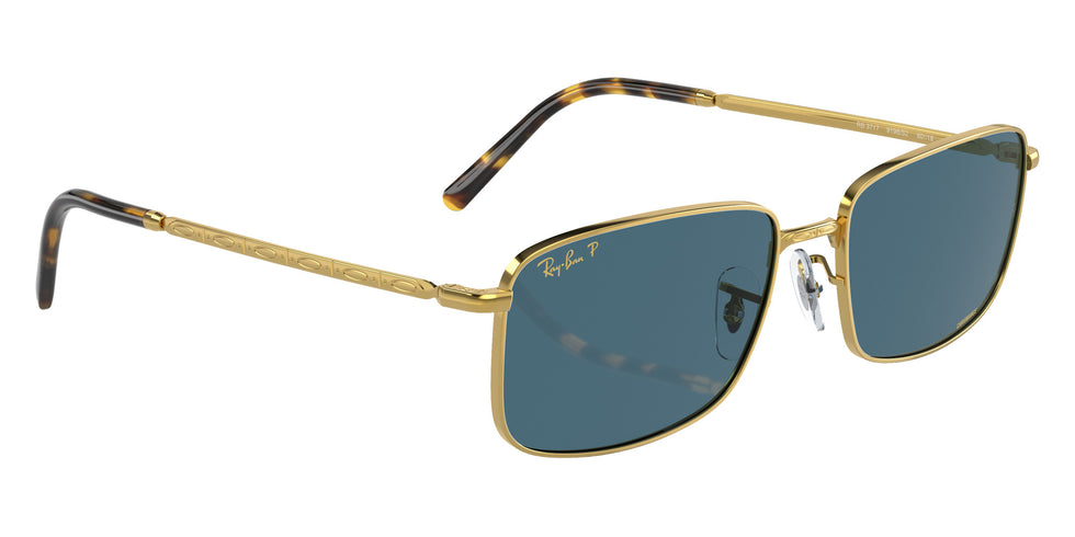Ray-Ban® RB3717 RB3717 9196S2 57 Sunglasses - Gold