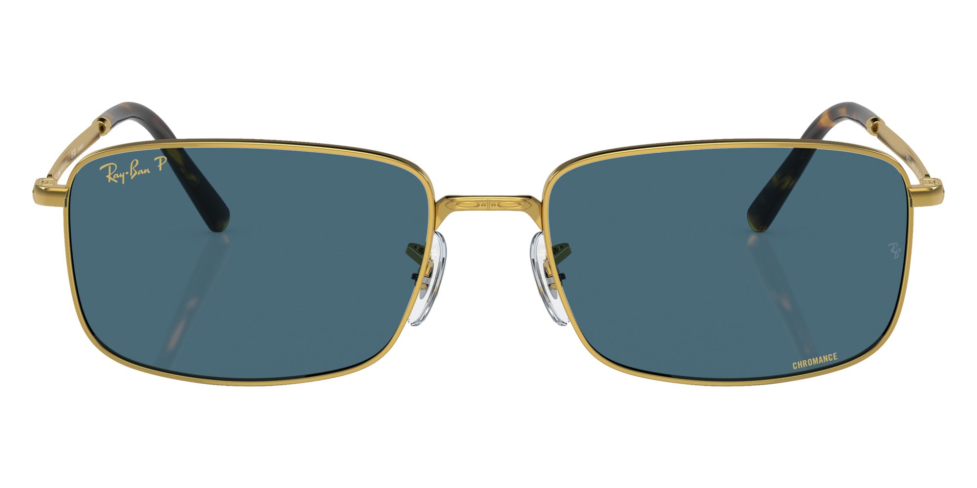Ray-Ban® RB3717 RB3717 9196S2 57 Sunglasses - Gold