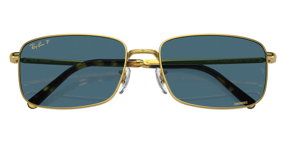 Ray-Ban® RB3717 RB3717 9196S2 57 Sunglasses - Gold