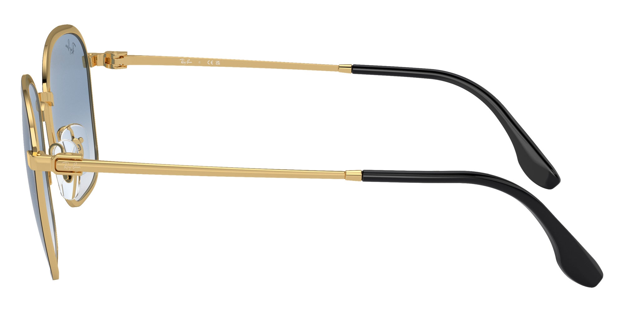 Ray-Ban® RB3720 RB3720 90003F 55 Sunglasses - Gold