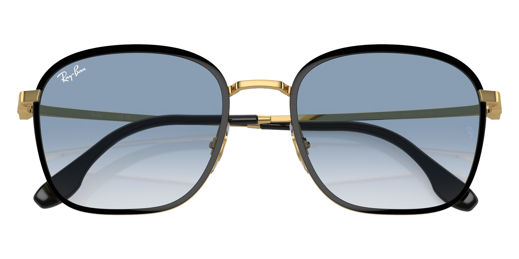 Ray-Ban® RB3720 RB3720 90003F 55 Sunglasses - Gold