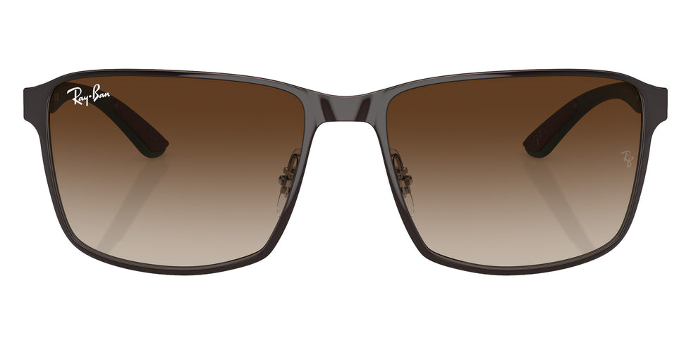 Ray-Ban® RB3721 RB3721 188/13 59 Sunglasses - Brown On Gunmetal