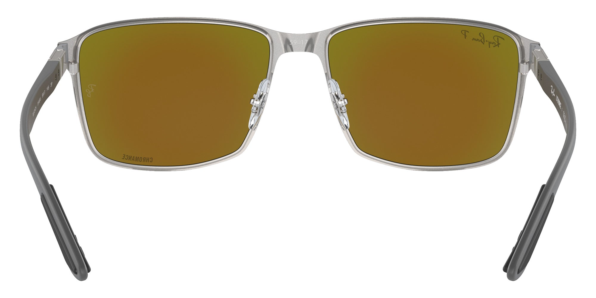 Ray-Ban® RB3721CH RB3721CH 9144A1 59 Sunglasses - Silver