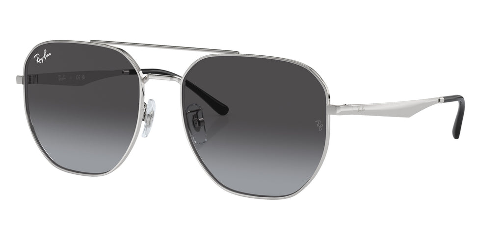 Ray-Ban® RB3724D RB3724D 003/8G 59 Sunglasses - Silver