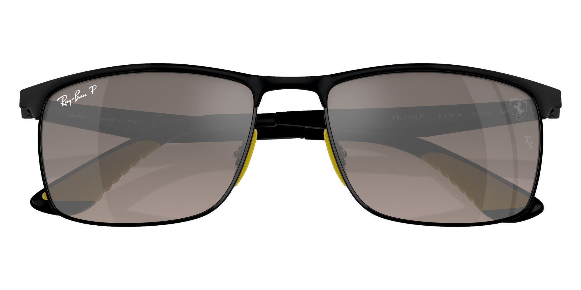 Ray-Ban® RB3726M RB3726M F0885J 57 Sunglasses - Black