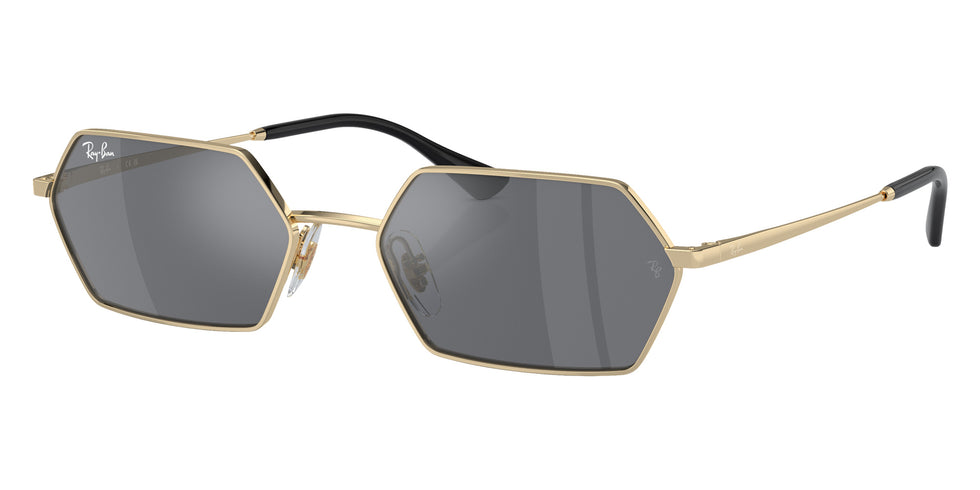 Ray-Ban® RB3728 RB3728 92136V 58 Sunglasses - Light Gold