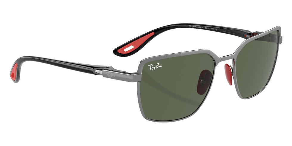 Ray-Ban® RB3743M RB3743M F09971 58 Sunglasses - Black