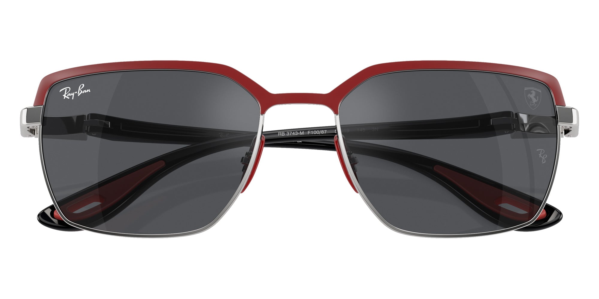 Ray-Ban® RB3743M RB3743M F10087 58 Sunglasses - Black
