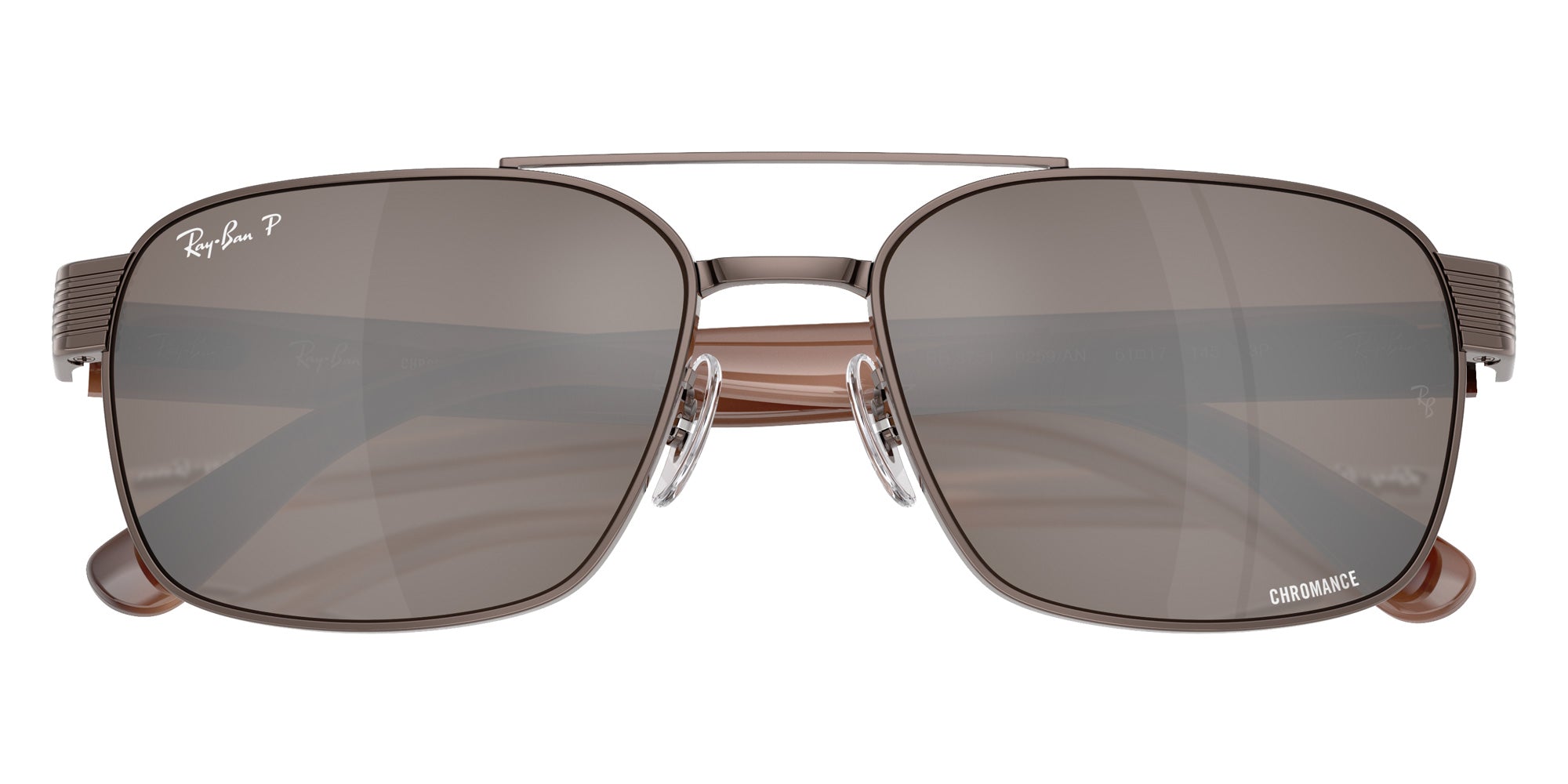 Ray-Ban® RB3751CH RB3751CH 9259AN 61 Sunglasses - Havana Brown