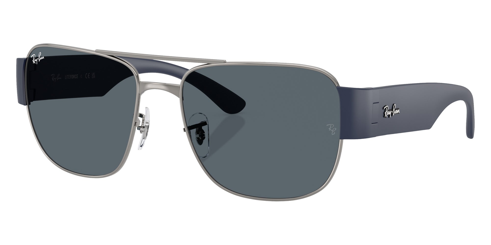 Ray-Ban® RB3756 RB3756 004/R5 59 Sunglasses - Sand Dark Blue