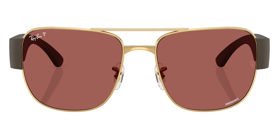 Ray-Ban® RB3756CH RB3756CH 001/AL 56 Sunglasses - Sand Brown